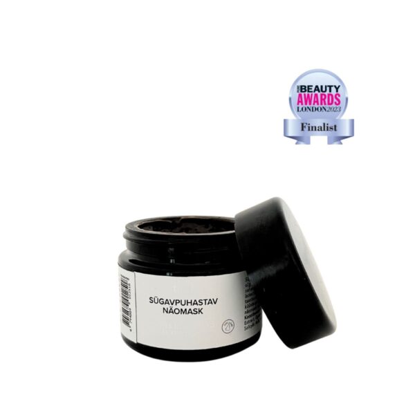Deeply Cleansing Orange-Scented Face Mask with Black Garlic and Peat, 50ml - Image 2