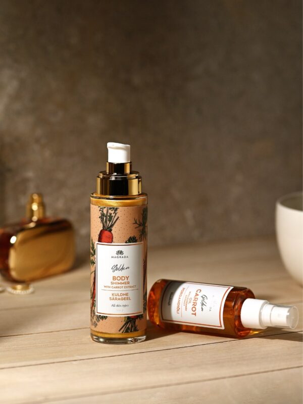Golden Shimmer Gel With Carrot Extract - 100 ml - Image 2