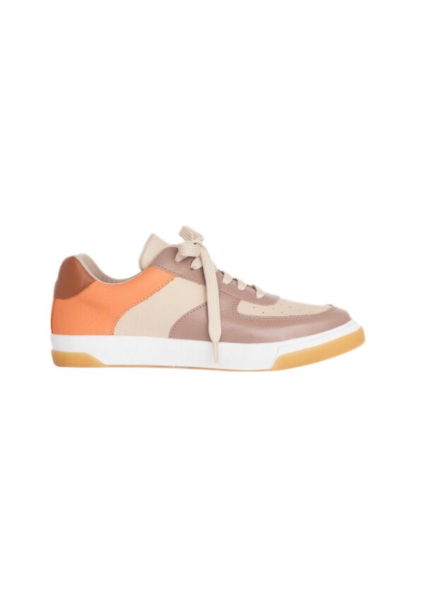 Women's Sneakers Leather Beige - Andira - Image 6