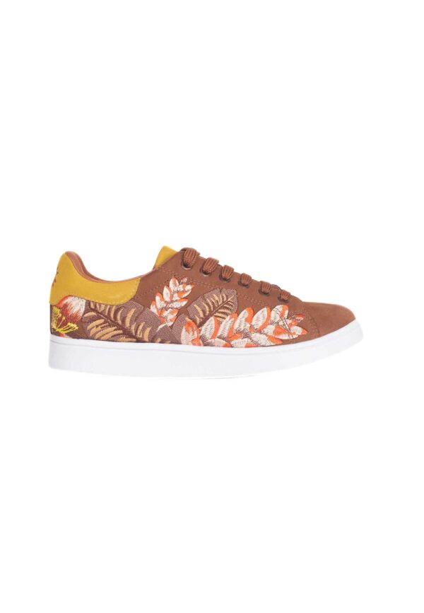Mangará Women's Sneakers Embroidery Suede - Image 13