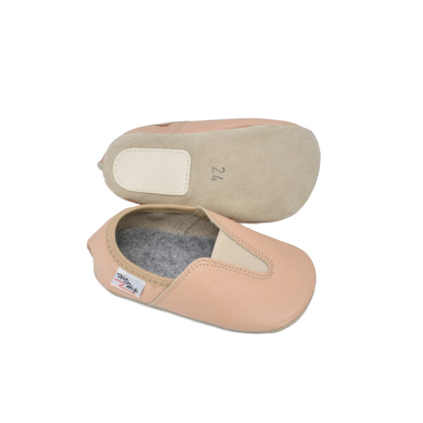Punsa Kids Barefoot Slippers - Beige - Image 4