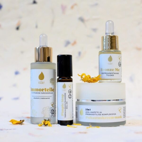 Immortelle Face Serum with Vitamin C, Allantoin, and Niacinamide, 30ml - Image 2