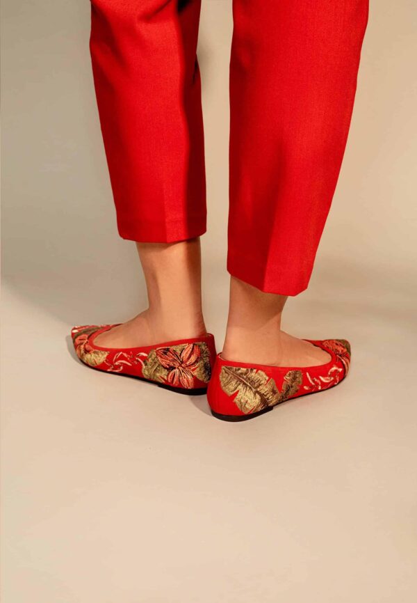 Mangará Pindaiva Ballerinas - Suede - Embroidery - Image 5
