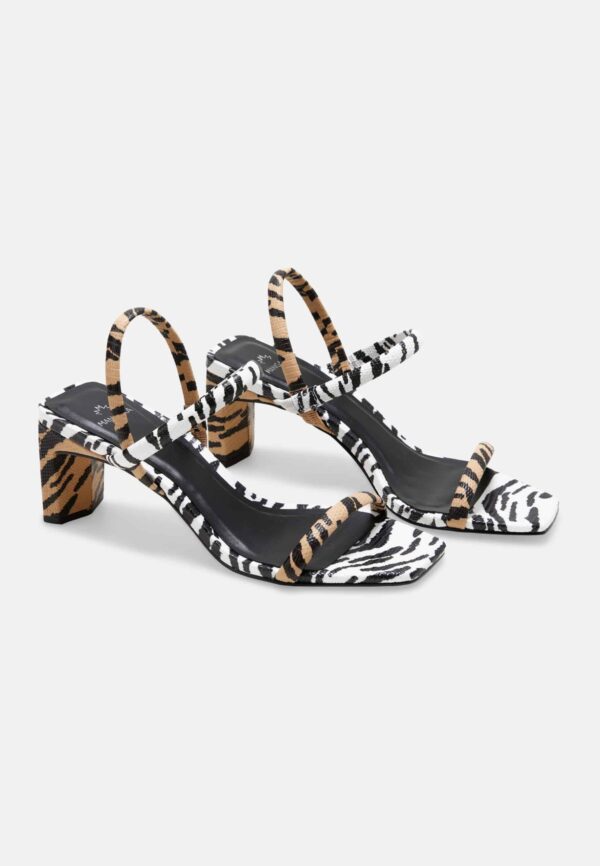 Mangará Women’s Sandals Animal Print - 6.5cm Block Heel - Image 3
