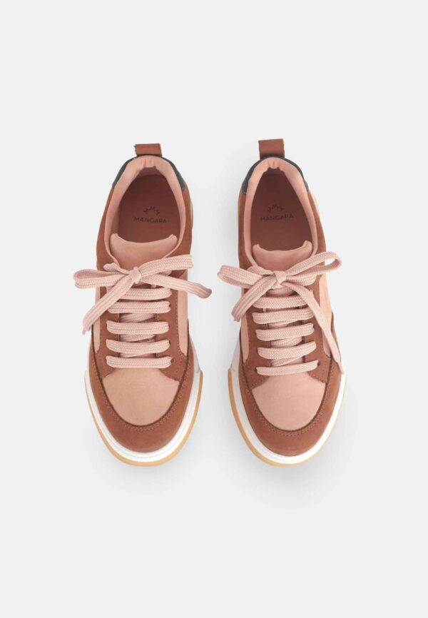 Women's Sneakers Leather Beige - Andira - Image 2