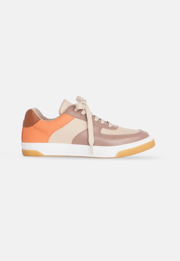 Women's Sneakers Leather Beige - Andira - Image 5