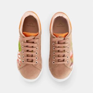 Mangará Women's Sneakers Embroidery Suede