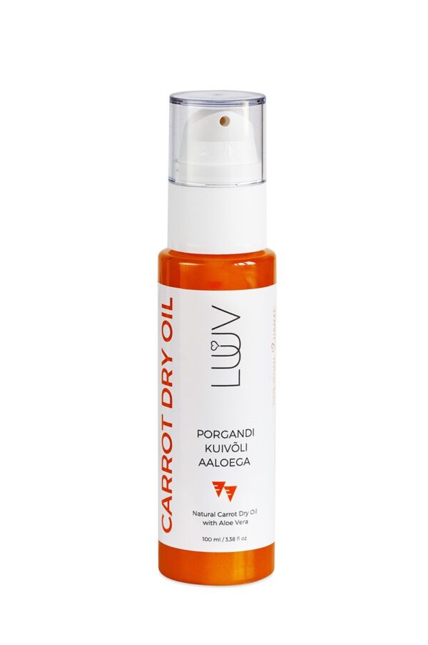 Natural Carrot Dry Oil With Aloe Vera, 100ml - Image 7