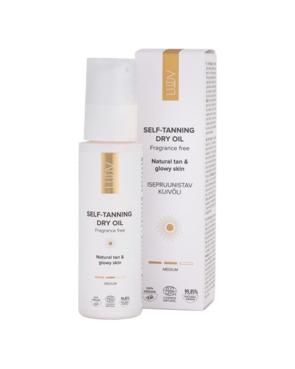 Natural Self Tanning Dry Oil Medium COSMOS, 100ml - Image 3