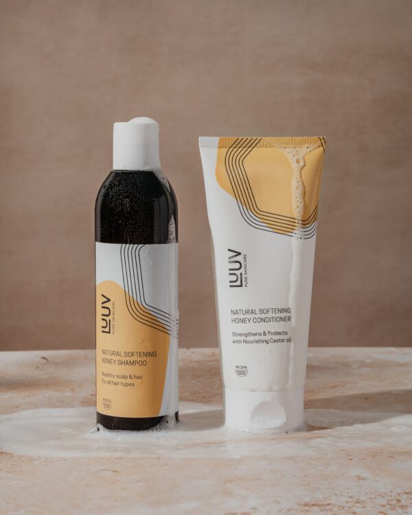 Natural Softening Honey Shampoo ja Conditioner Set - Image 3