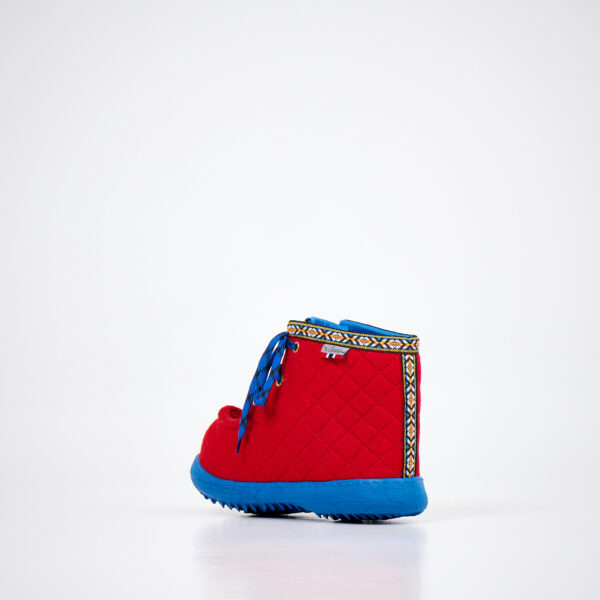 Nesna Lobben Felt Boots - Red - Image 2