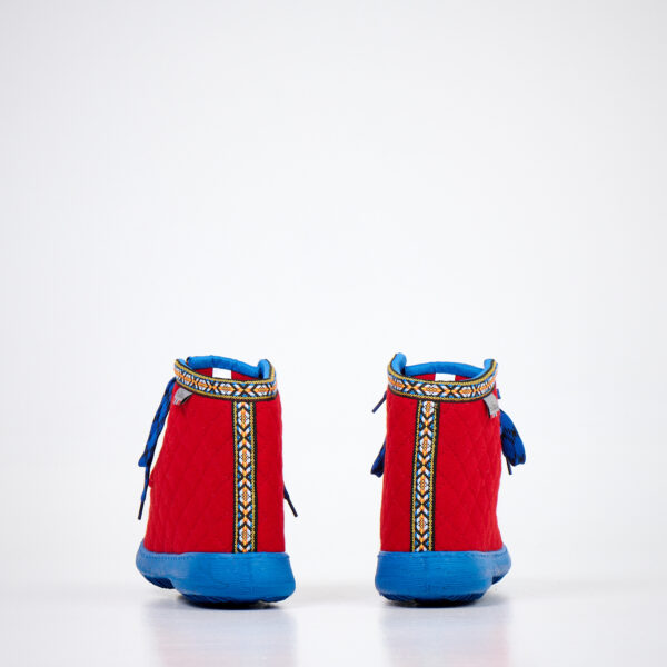 Nesna Lobben Felt Boots - Red - Image 3