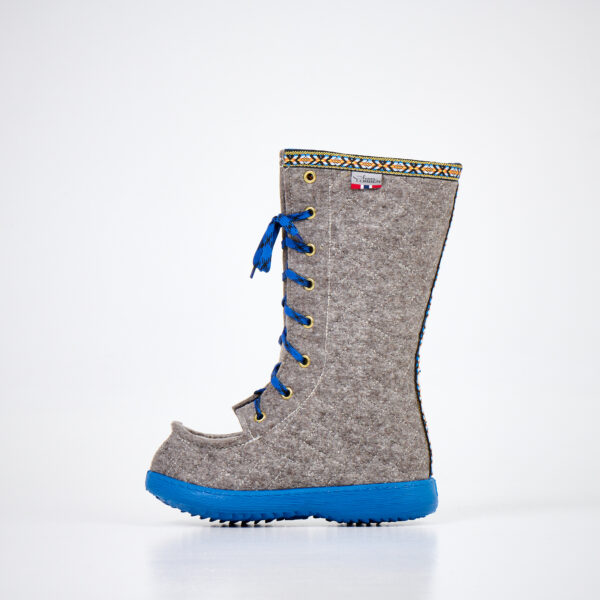 Polar Lobben Felt Boots - Grey - Image 4