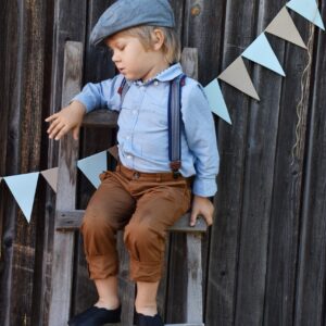 Punsa Kids Barefoot Slippers - Upcycled Leather, Terracota