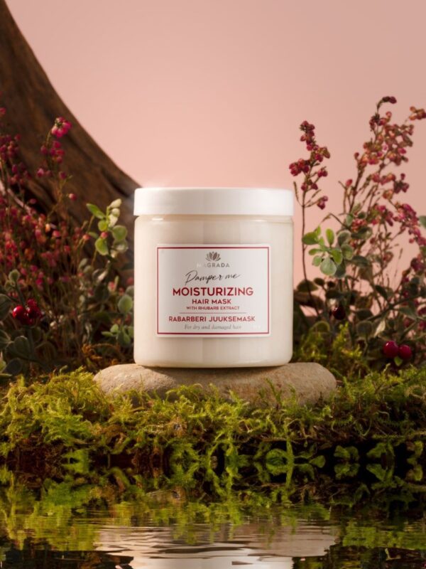 Rhubarb Hair Mask With Castor Oil - 250 ml - Image 5