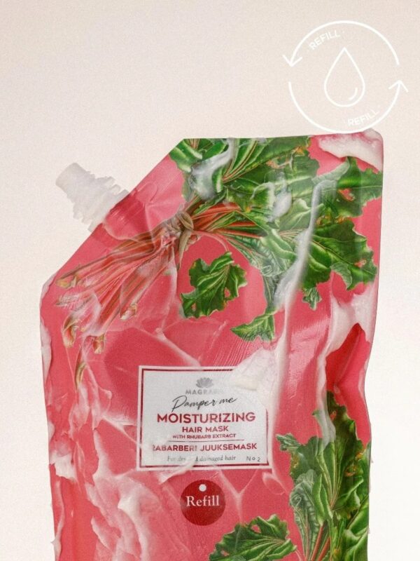 REFILL for Rhubarb Hair Mask With Castor Oil - 500 ml - Image 2