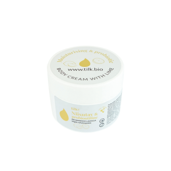 Moisturising Probiotic Body Cream with Lime for All Skin Types, 200ml - Image 2
