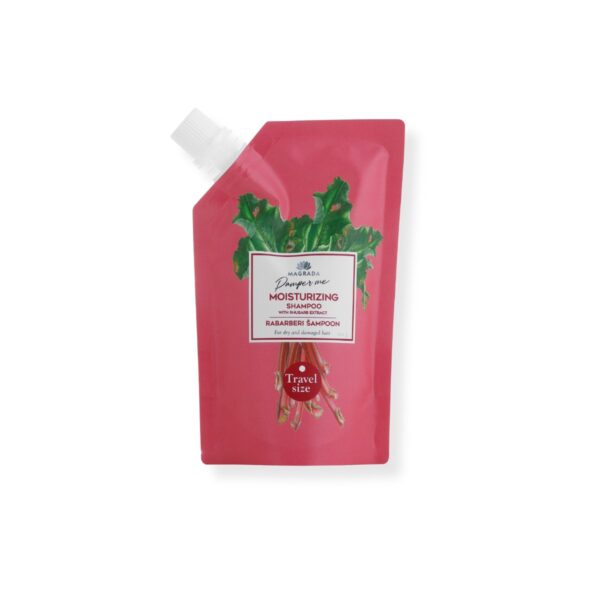 TRAVEL SIZE Rhubarb Shampoo With Aloe Extract - 100 ml - Image 3